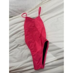 Jolyn swimwear Perry Swim Onesie (Brights) - Hot Pink /26 fixed back